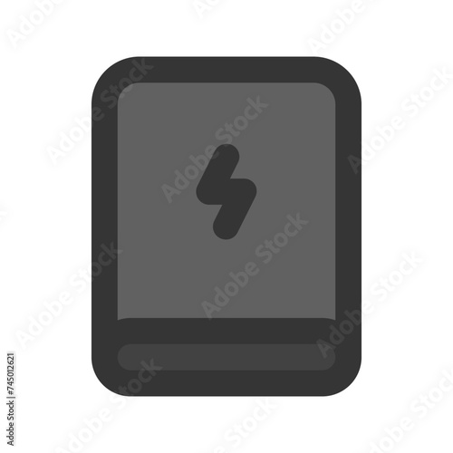 powerbank line color icon