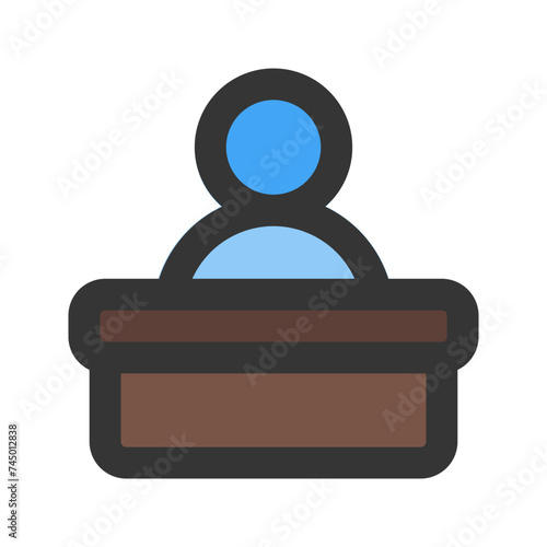 reception line color icon