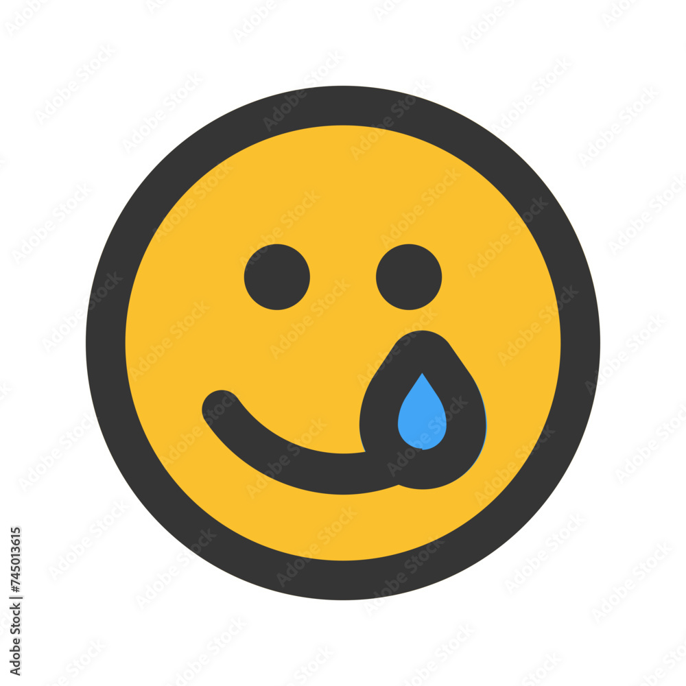 sad line color icon sad line color icon