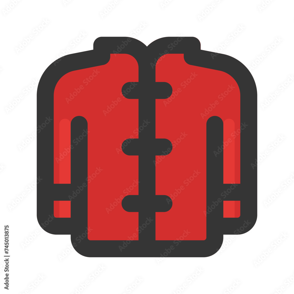 shirt line color icon shirt line color icon