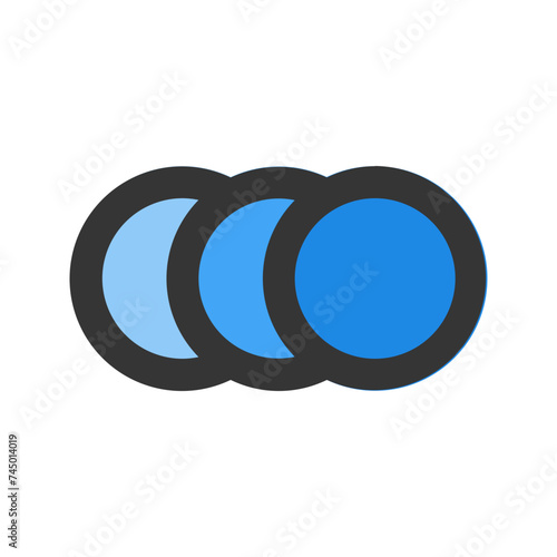 slow motion line color icon
