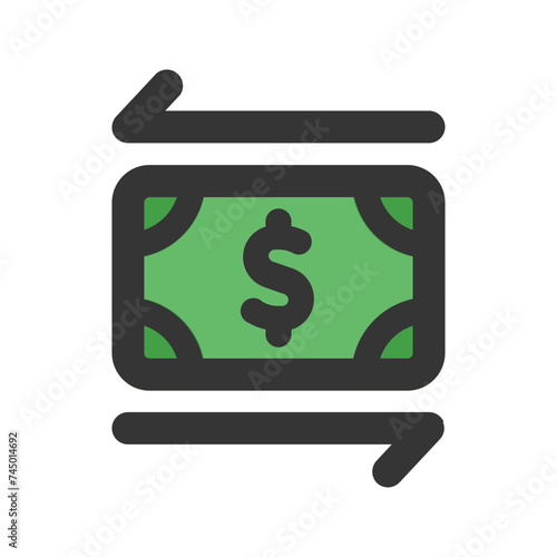 transfer line color icon