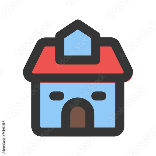 villa line color icon