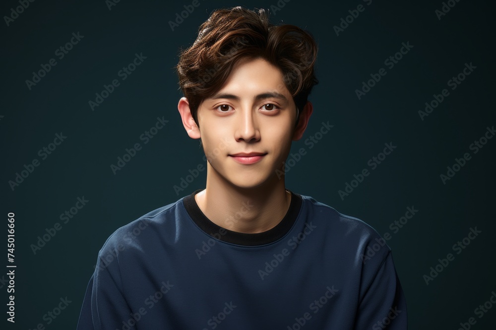 . title. asian man portrait in black studio with professional background,. . title. asian man portrait in black studio with professional background,.