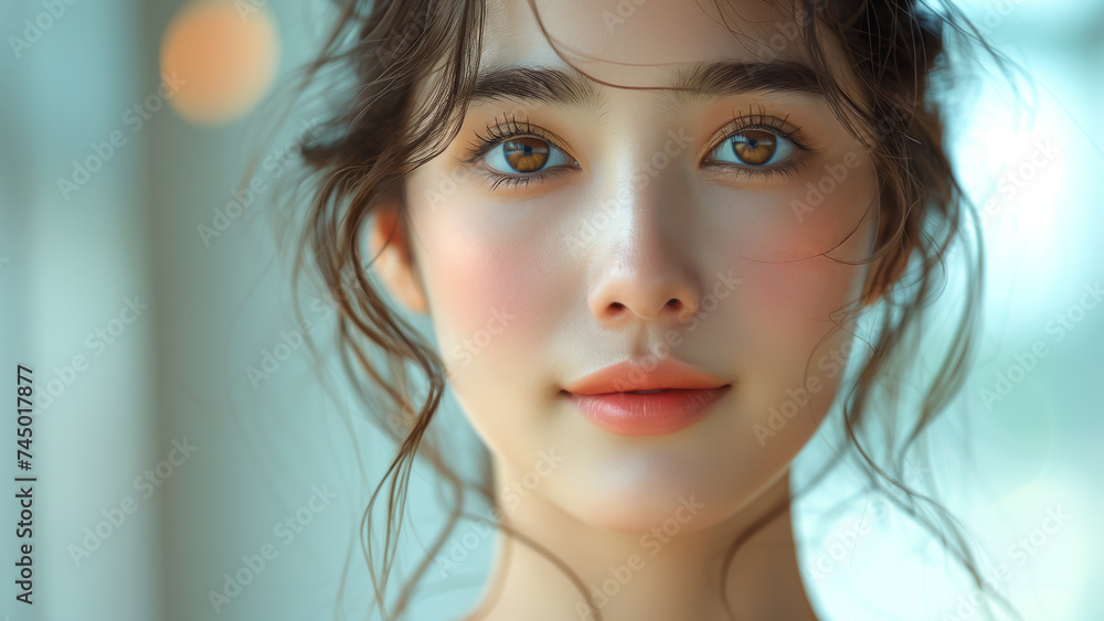 かわいい美人女性ポートレート かわいい美人女性ポートレート
