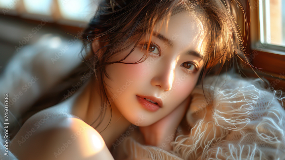 かわいい美人女性ポートレート かわいい美人女性ポートレート