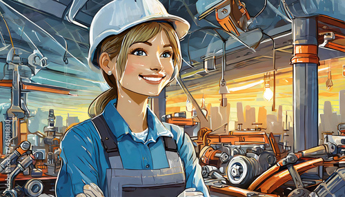 worker in factory