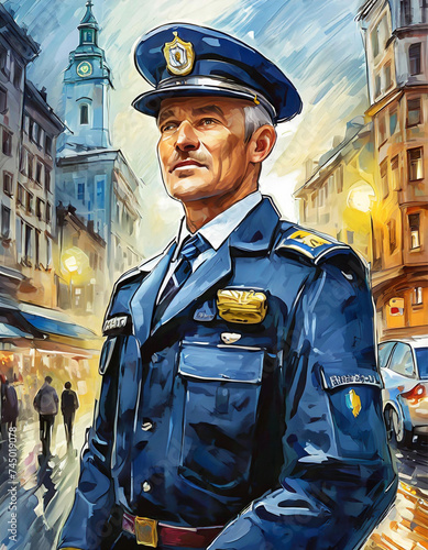 portrait of a police officer