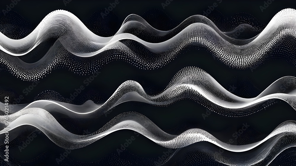 Dotted halftone waves. Abstract liquid shapes, wave effect dotted gradient texture waves isolated vector symbols set. Halftone graphic dots waves Dotted halftone waves. Abstract liquid shapes, wave effect dotted gradient texture waves isolated vector symbols set. Halftone graphic dots waves