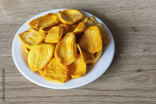 Keripik Sukun or Breadfruit Chips is a food made from breadfruit.