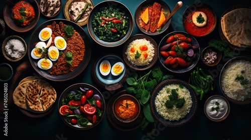 international food Delicious dishes from each country It represents diversity. and interesting