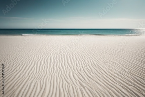 a high quality stock photograph of a single retro beach view