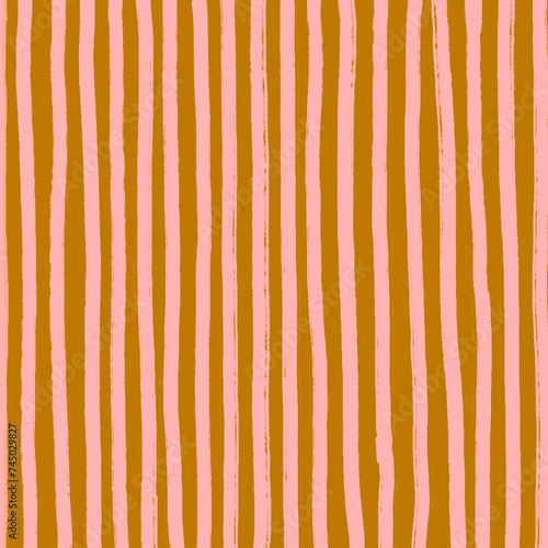 Pink and Brown Stripe Pattern Background Illustration Retro Design