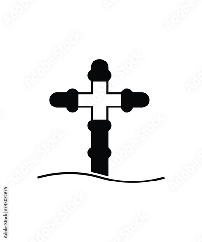 cross icon, vector best flat icon.