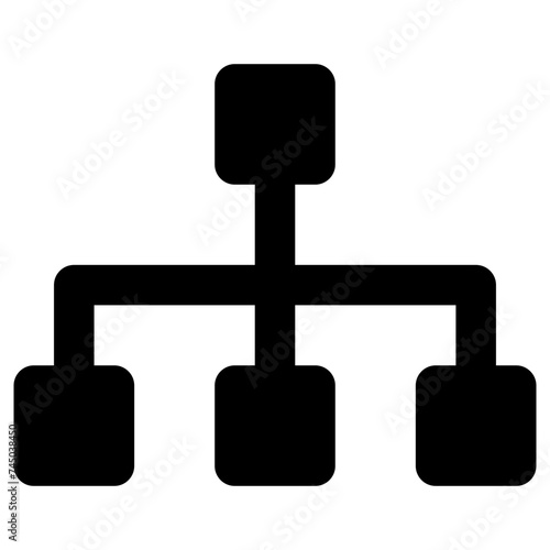 schematic icon, simple vector design