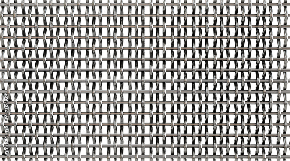 Crafted for Performance: Magnify the precision of plain Dutch weave in this 3D close-up. Isolated background highlights its quality and reliability, perfect for your wire mesh ad campaign