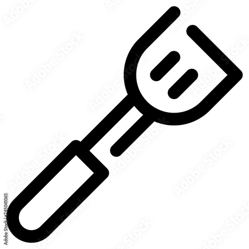 spatula icon, simple vector design
