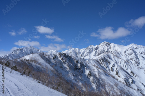 【北アルプス】冬の遠見尾根からの眺望 © taroq