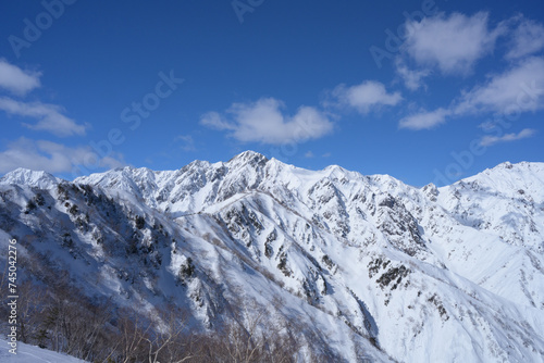 【北アルプス】冬の遠見尾根からの眺望 © taroq