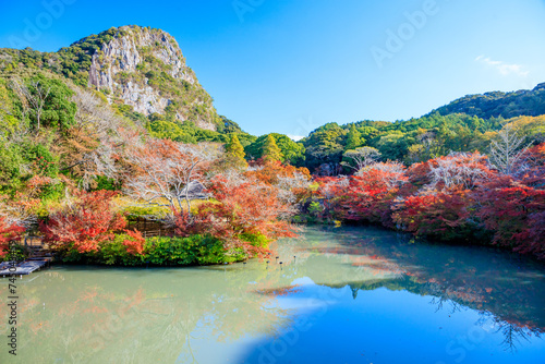 秋の御船山楽園 佐賀県武雄市 Mifuneyama Paradise in autumn. Saga Pref, Takeo City.