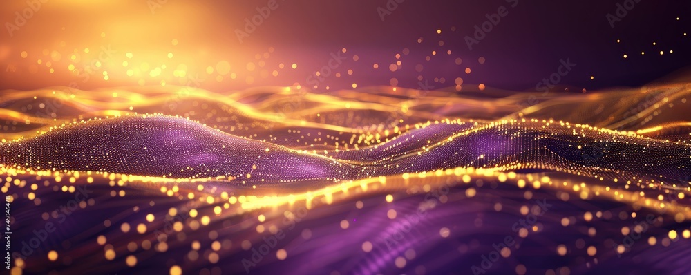 Abstract gradient waving circles lines Technology web banner background Abstract gradient waving circles lines Technology web banner background