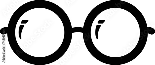round glasses vector file 