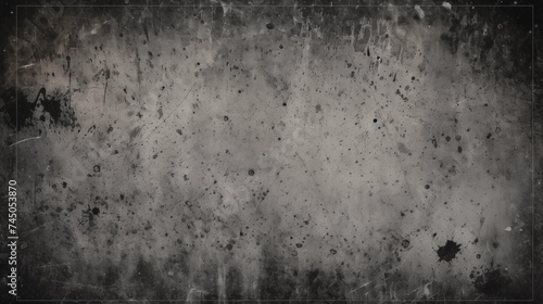 Dark gothic paper background, creased crumpled surface / Old torn ripped posters scary grunge textures