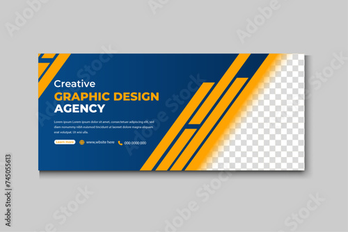 agency social media cover design template,facebook  cover photo