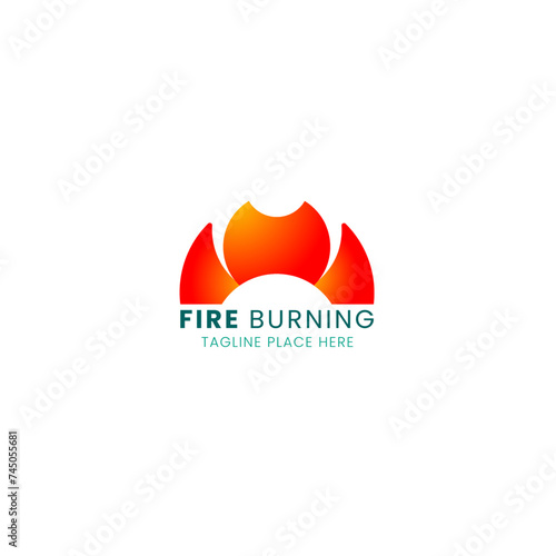 fire brand logo desogn photo