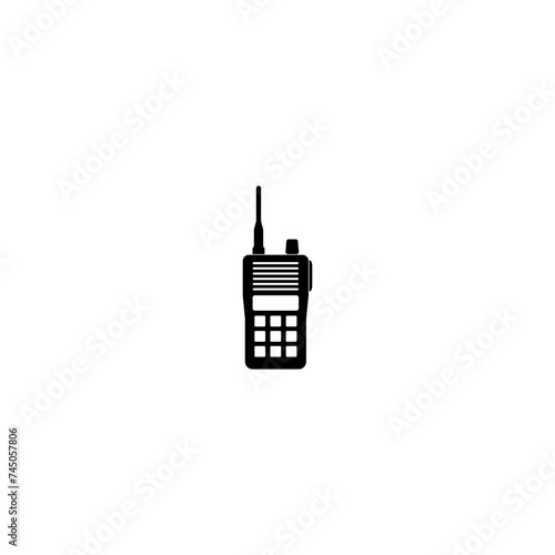 Walkie talkies icon isolated on white background