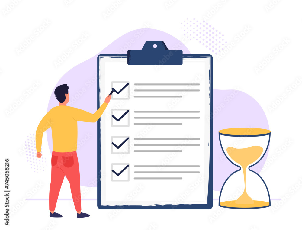 Planning checklist concept of business list and plan Planning checklist concept of business list and plan