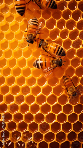 Honey Bees: The Hardworking Pollinators in the Intricacies of Their Hive