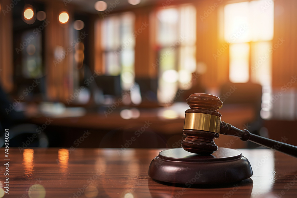 Justice and law concept. Judge gavel on the desk background Justice and law concept. Judge gavel on the desk background