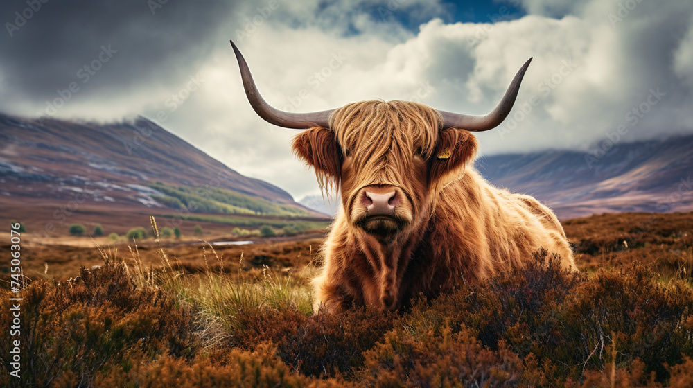 Majestic in the Wild A Highland Cow