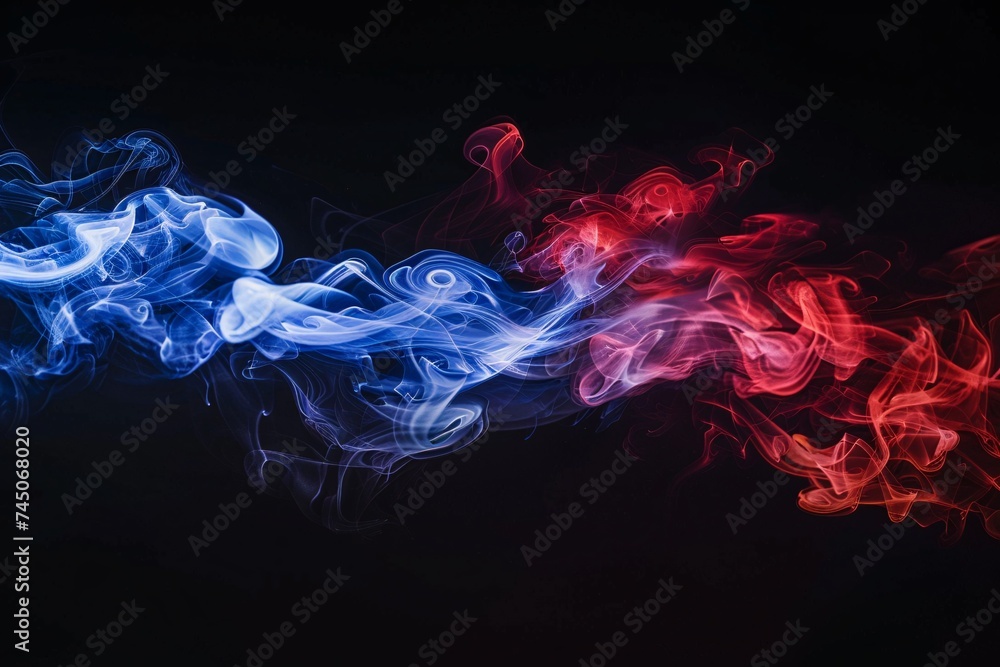 Puffy Smoke A Tale of Two Colors Generative AI