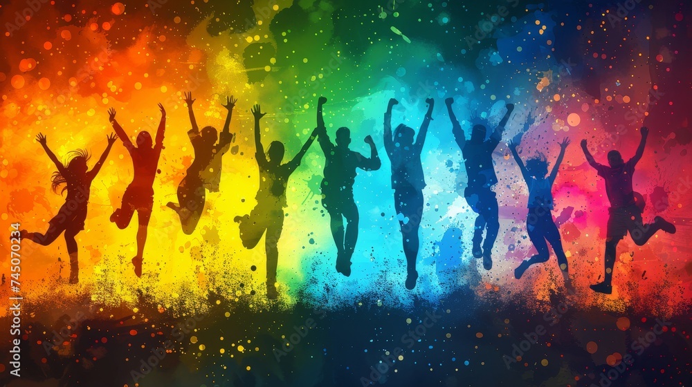 Depict the moment of an unexpected victory, where the surprise of success brings out a spectrum of emotions Depict the moment of an unexpected victory, where the surprise of success brings out a spectrum of emotions