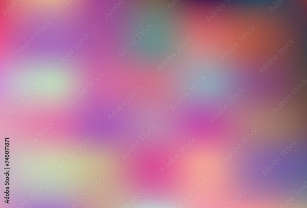 Obraz premium Light Pink vector blurred shine abstract template.