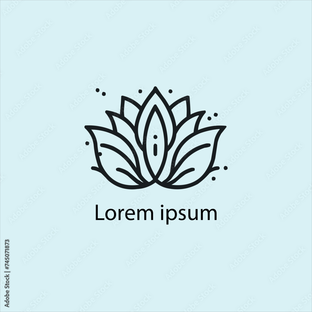a yoga logo on whit backgrund a yoga logo on whit backgrund