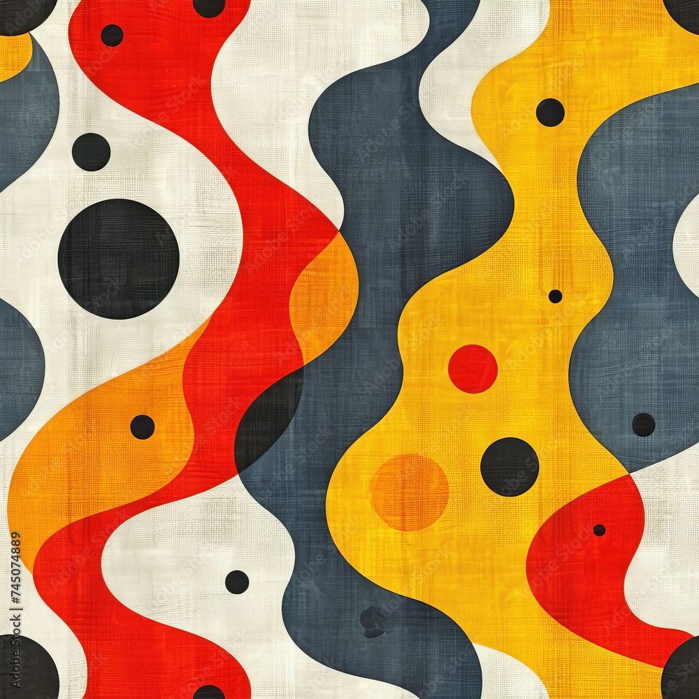 abstract colorful design seamless tile as background and to fill areas in soft colors, ai generated abstract colorful design seamless tile as background and to fill areas in soft colors, ai generated