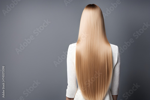 Wallpaper Mural back view of a woman with beautiful healthy shiny hair Torontodigital.ca