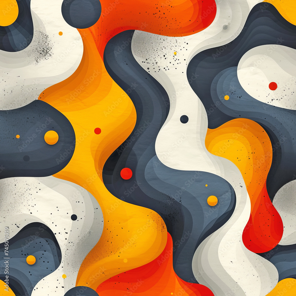 abstract colorful design seamless tile as background and to fill areas in soft colors, ai generated abstract colorful design seamless tile as background and to fill areas in soft colors, ai generated