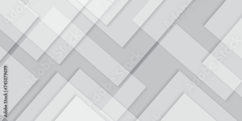  Abstract elegant background white and gray squares texture. Abstract white and grey geometric overlapping square pattern abstract futuristic background design. data concept. vector illustration.