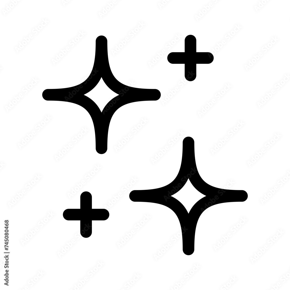stars line icon stars line icon