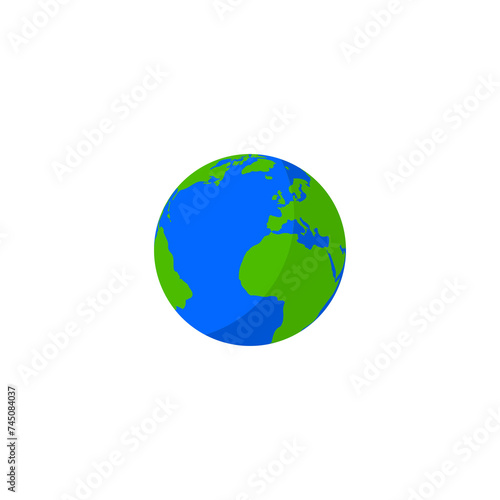 Globe icon isolated on transparent background