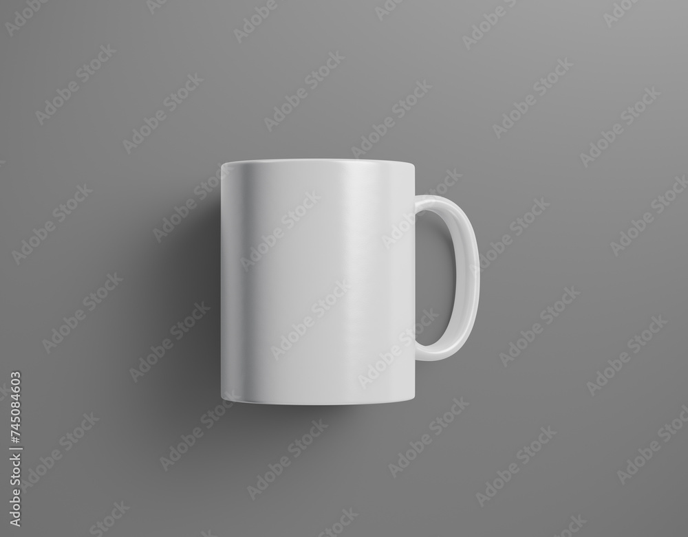 Blank ceramic coffee mug mockup Blank ceramic coffee mug mockup