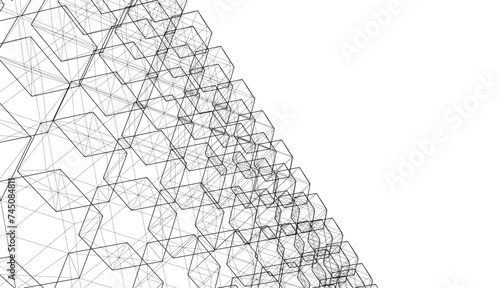 abstract geometric linear background