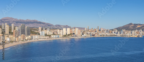 Benidorm, Spain -January 8 2024 