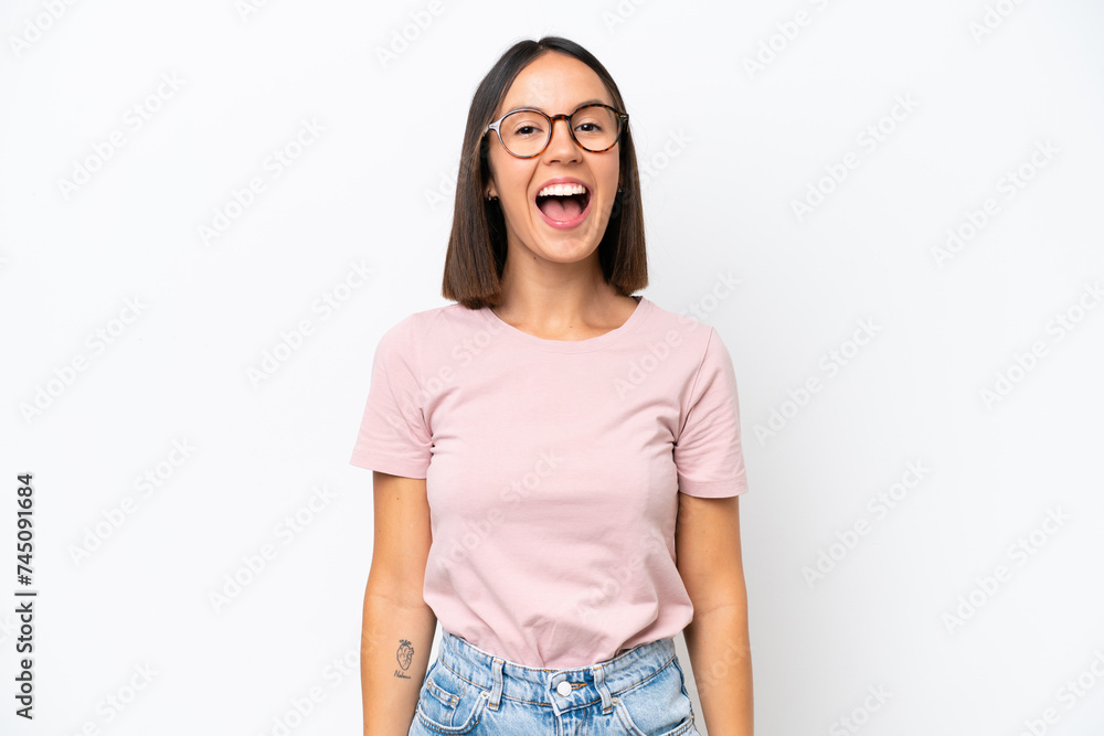 Young caucasian woman isolated on white background with surprise facial expression Young caucasian woman isolated on white background with surprise facial expression