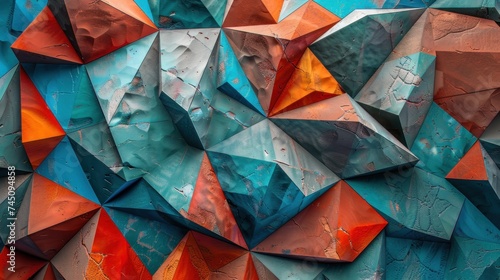 Abstract polygonal Background