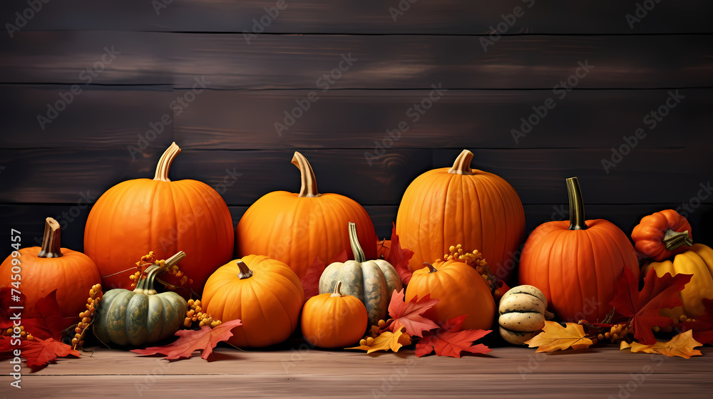 Thanksgiving and Halloween pumpkins, pumpkin background Thanksgiving and Halloween pumpkins, pumpkin background